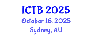 International Conference on Taxonomy and Biodiversity (ICTB) October 16, 2025 - Sydney, Australia