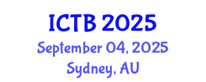 International Conference on Taxonomy and Biodiversity (ICTB) September 04, 2025 - Sydney, Australia