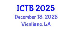 International Conference on Taxonomy and Biodiversity (ICTB) December 18, 2025 - Vientiane, Laos