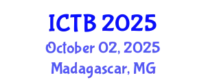 International Conference on Taxonomy and Biodiversity (ICTB) October 02, 2025 - Madagascar, Madagascar