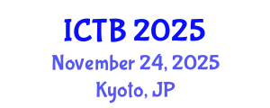 International Conference on Taxonomy and Biodiversity (ICTB) November 24, 2025 - Kyoto, Japan