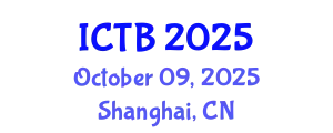 International Conference on Taxonomy and Biodiversity (ICTB) October 09, 2025 - Shanghai, China