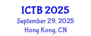 International Conference on Taxonomy and Biodiversity (ICTB) September 29, 2025 - Hong Kong, China