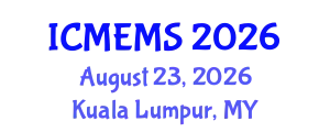 International Conference on MEMS (ICMEMS) August 23, 2026 - Kuala Lumpur, Malaysia