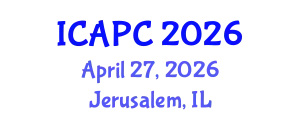 International Conference on Applications of Porous Ceramics (ICAPC) April 27, 2026 - Jerusalem, Israel
