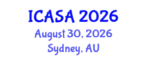 International Conference on Aerospace Systems and Avionics (ICASA) August 30, 2026 - Sydney, Australia