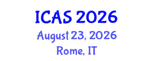 International Conference on Agricultural Statistics (ICAS) August 23, 2026 - Rome, Italy