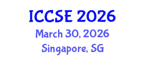 International Conference on Compound Semiconductor Electronics (ICCSE) March 30, 2026 - Singapore, Singapore