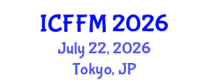 International Conference on Fatigue and Fracture Mechanics (ICFFM) July 22, 2026 - Tokyo, Japan