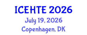 International Conference on Energy and Heat Transfer Engineering (ICEHTE) July 19, 2026 - Copenhagen, Denmark