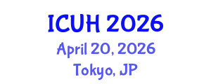 International Conference on Urban Housing (ICUH) April 20, 2026 - Tokyo, Japan