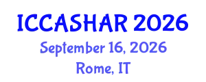 International Conference on Critical Animal Studies and Human-Animal Relations (ICCASHAR) September 16, 2026 - Rome, Italy