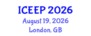 International Conference on Entrepreneurship Education and Pedagogy (ICEEP) August 19, 2026 - London, United Kingdom