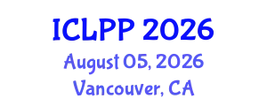 International Conference on Language Policy and Planning (ICLPP) August 05, 2026 - Vancouver, Canada
