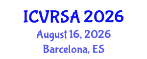 International Conference on Virtual Reality Systems and Applications (ICVRSA) August 16, 2026 - Barcelona, Spain