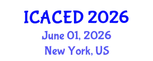 International Conference on Applied Civil Engineering Design (ICACED) June 01, 2026 - New York, United States