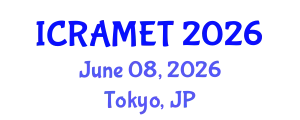 International Conference on Radar, Antenna, Microwave, Electronics and Telecommunications (ICRAMET) June 08, 2026 - Tokyo, Japan