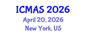 International Conference on Medical Anthropology and Sociology (ICMAS) April 20, 2026 - New York, United States