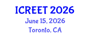 International Conference on Renewable Energy and Energy Transformation (ICREET) June 15, 2026 - Toronto, Canada
