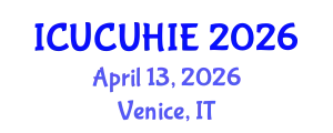 International Conference on Urban Climatology and Urban Heat Island Effect (ICUCUHIE) April 13, 2026 - Venice, Italy