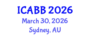 International Conference on Algae Biotechnology and Biofuels (ICABB) March 30, 2026 - Sydney, Australia