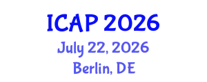 International Conference on Artificial Photosynthesis (ICAP) July 22, 2026 - Berlin, Germany