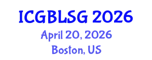 International Conference on Game-Based Learning and Serious Games (ICGBLSG) April 20, 2026 - Boston, United States