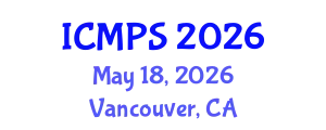 International Conference on Material Physics and Superconductivity (ICMPS) May 18, 2026 - Vancouver, Canada