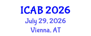 International Conference on Algal Biotechnology (ICAB) July 29, 2026 - Vienna, Austria