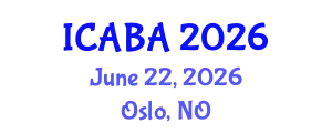 International Conference on Algal Biotechnology and Applications (ICABA) June 22, 2026 - Oslo, Norway