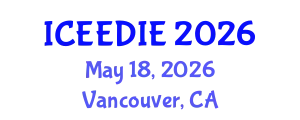 International Conference on Environmental Electrochemistry, Direct and Indirect Electrolysis (ICEEDIE) May 18, 2026 - Vancouver, Canada