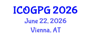 International Conference on Oil, Gas and Petroleum Geology (ICOGPG) June 22, 2026 - Vienna, Austria