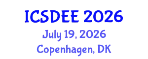 International Conference on Soil Dynamics and Earthquake Engineering (ICSDEE) July 19, 2026 - Copenhagen, Denmark