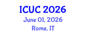 International Conference on Urban Climate (ICUC) June 01, 2026 - Rome, Italy