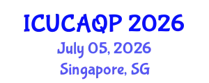 International Conference on Urban Climate, Air Quality and Pollution (ICUCAQP) July 05, 2026 - Singapore, Singapore
