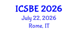 International Conference on Sustainable Blue Economy (ICSBE) July 22, 2026 - Rome, Italy