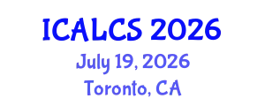 International Conference on Arabic Language and Cultural Studies (ICALCS) July 19, 2026 - Toronto, Canada