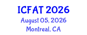 International Conference on Fisheries and Aquaculture Technologies (ICFAT) August 05, 2026 - Montreal, Canada