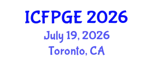 International Conference on Feminist Politics and Gender Equality (ICFPGE) July 19, 2026 - Toronto, Canada