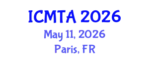 International Conference on Marine Technology and Applications (ICMTA) May 11, 2026 - Paris, France