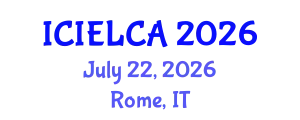 International Conference on Industrial Ecology and Life Cycle Assessment (ICIELCA) July 22, 2026 - Rome, Italy