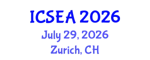 International Conference on Surface Engineering and Applications (ICSEA) July 29, 2026 - Zurich, Switzerland