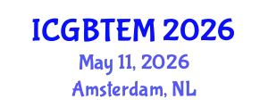 International Conference on Green Building Technology and Energy Modeling (ICGBTEM) May 11, 2026 - Amsterdam, Netherlands