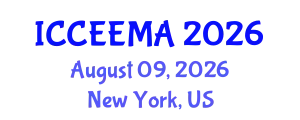 International Conference on Computational Electromagnetics, Electrodynamics, Methods and Applications (ICCEEMA) August 09, 2026 - New York, United States