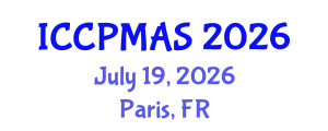 International Conference on Concussion Prevention, Management and Assessment in Sports (ICCPMAS) July 19, 2026 - Paris, France