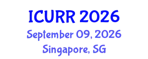 International Conference on Urban Regeneration and Redevelopment (ICURR) September 09, 2026 - Singapore, Singapore