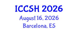 International Conference on Cultural Systems and Heritage (ICCSH) August 16, 2026 - Barcelona, Spain