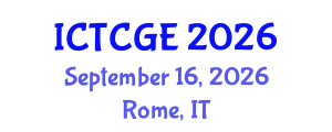 International Conference on Tunnel Construction and Geotechnical Engineering (ICTCGE) September 16, 2026 - Rome, Italy