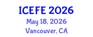 International Conference on Economics and Financial Education (ICEFE) May 18, 2026 - Vancouver, Canada