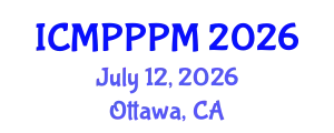 International Conference on Marine Plastic Pollution Prevention and Management (ICMPPPM) July 12, 2026 - Ottawa, Canada